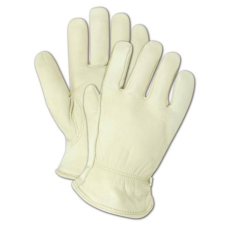 MAGID DuraMaster TB582ET Grain Leather Drivers Glove with Thinsulate Liner, XL, 12PK TB582ET-XL